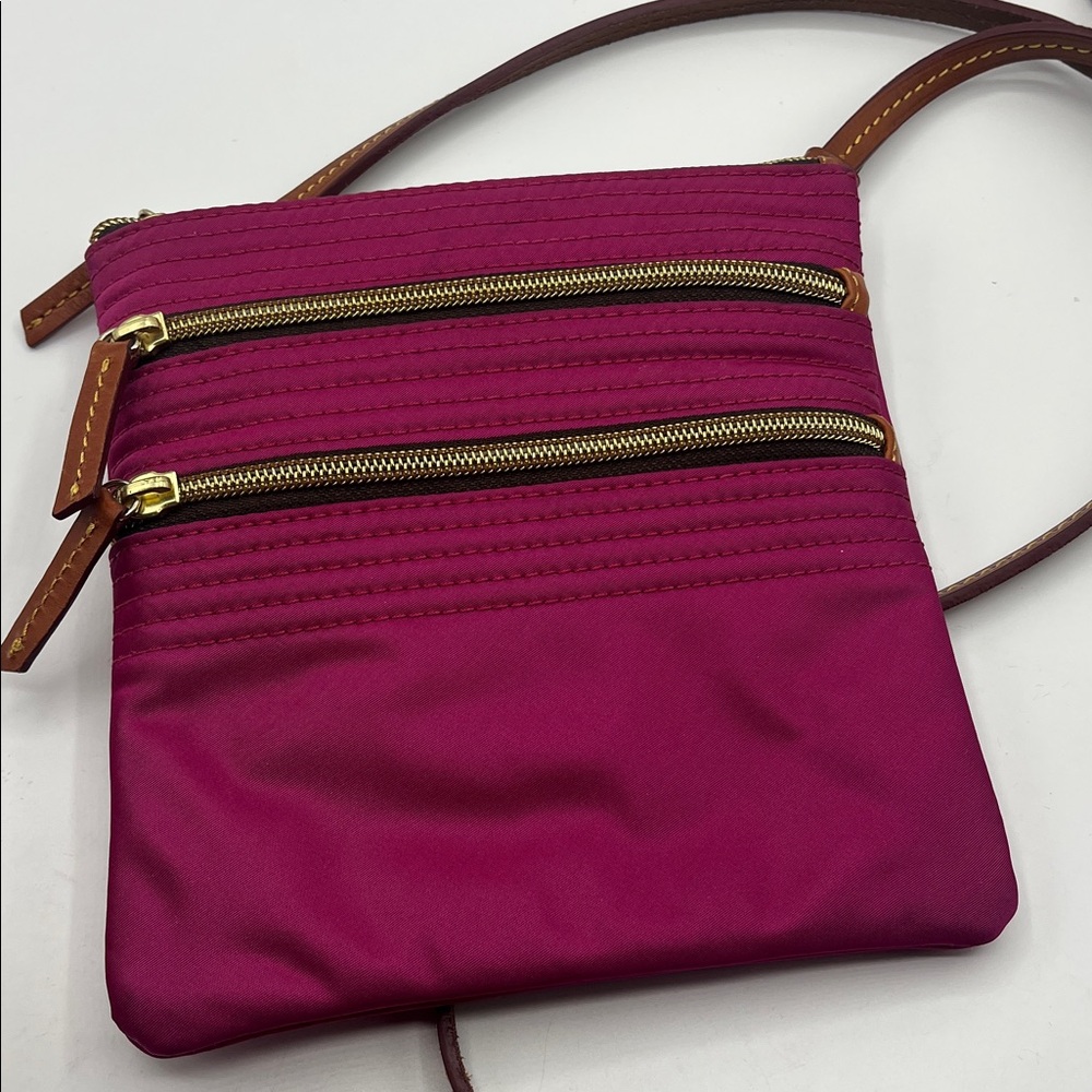 Dooney & Bourke nylon crossbody with leather strap